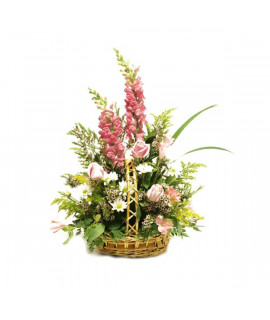 The Delicate Love Flower Basket